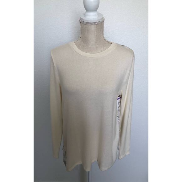Bobeau Reda Cozy Pleat Back Top in Snake - S - Picture 2 of 5